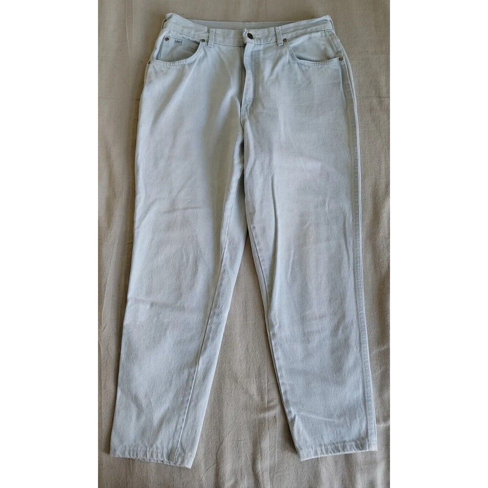 Chic Womens 18W Jeans 31x27.5 High Rise Blue Tapered‎ Mom 80s 90s USA VTG READ